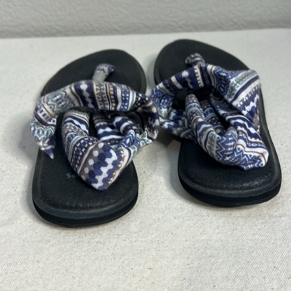 Sanuk Yoga Sling 2 Sandals | Size 7 | Tribal Aztec Print - Picture 5 of 6